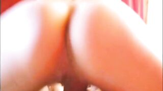 Riding my cock like a pro, then that babe gets cum overspread