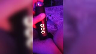 Hawt latin chick squirt whilst masturbate at mirror