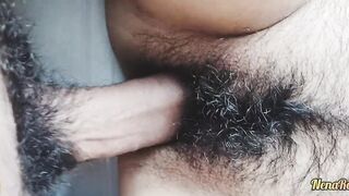 Real mother I'd like to fuck wife banging missionary sex gets a large cum on snatch