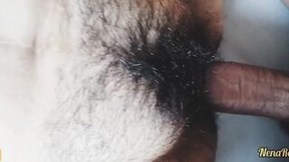 Real mother I'd like to fuck wife banging missionary sex gets a large cum on snatch