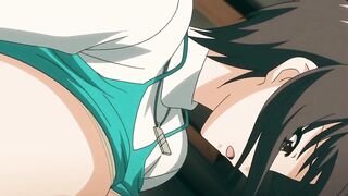 Romantic Angel Masturbates Her Boyfriend and Then Asks Him for a Creampie