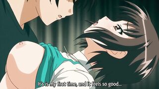 Romantic Angel Masturbates Her Boyfriend and Then Asks Him for a Creampie