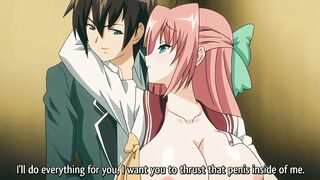 Redheaded Angel with Giant Bazookas Likes to Drink Cum and Have Orgasms