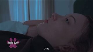 Oops... Step son inadvertently cum in step mommy after screwed step sister Polly Yangs in shared daybed at night in hotel room