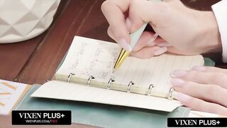 Welcome back to Hotel Vixen! The fresh bartender is still getting oriented when his boss, Brandi, haunches him to her sex-positive business strategy.