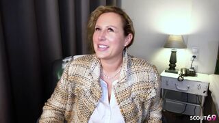 German big beautiful woman Aged Kathy Unfathomable with Large Natural Titties and Biggest Booty Pick up for Casting Screw by Hunk