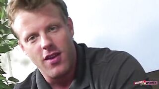 This golden-haired cougar just likes seeing all the tattoos on a youthful lads body