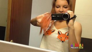 Creampie in the constricted twat of cute 18yo russian chick Renata Fox