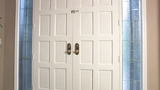 Kitchen sex from behind