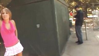 Thirsty Teen Picked up by Giant Jock Boy