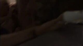 Golden-haired sweetheart gets plowed in the car in a three-some