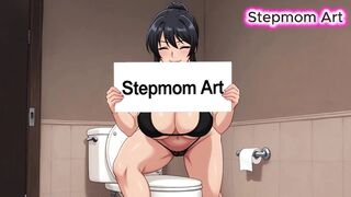 JOI Stepmom Hawt and Rich in the Washroom- Come with me 100% U'll cum - Bawdy Talk