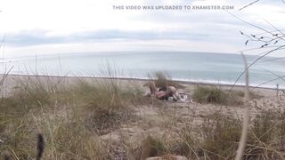 French Teacher Floozy Oral job Amateur on In nature's garb Beach Front Stranger with Ejaculation - Misscreamy