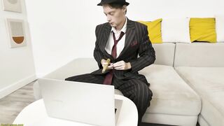 Breasty Secretary Gets All Holes Stretched by Her Boss