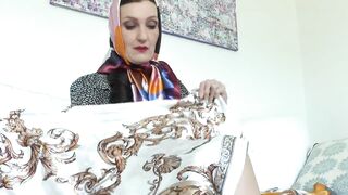 My Shiny Satin Scarves Will Turn U on! Lady Victoria Valente