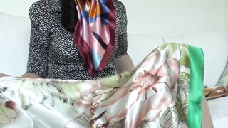 My Shiny Satin Scarves Will Turn U on! Lady Victoria Valente