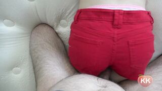Red Shorts Assjob