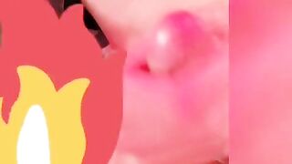 Pensando en mi ex, una pajita