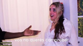 BBC DESTROZA LA BOCA A RUBIA ARGENTINA. PORNO INTERRACIAL. HORNYHORSEXXX FT NENAMALA