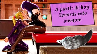 JOI, serás mi mascota raunchy a partir de hoy. Anal + CEI.