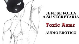 Jefe se folla a su secretaria [ASMR] [Audio erótico] [Voz de hombre]