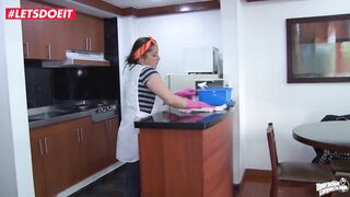 LETSDOEIT - Getting Snatch From My Lalin girl Colombian Maid