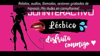 JOI LESBICO INTERACTIVO - DISFRUTA TOCANDOTE CONMIGO - ASMR - VOZ FEMENINA ARGENTINA