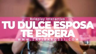 ROLEPLAY INTERACTIVO "TU DULCE ESPOSA TE ESPERA" [ASMR] SOLO AUDIO - ARGENTINA CALIENTE