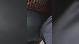 Stranger With Massive Erection Ejaculate In Subway Teach On Random Angel's Tights