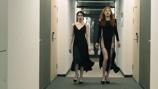 Vampire Cuties Love Sucking Cum From His Knob