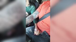 We started having sex in the car and ended up doing it in the living room.