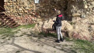 Accidental Oral-job Outdoors - I Cum Fast in His Throat, They Nearly Watch Us, Risky Homemade Sex