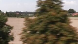 This German Playgirl Desires to Suck His Wang in Truck