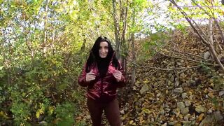 Nasty Maid Teases with Broom and Mop in a Dusty Room