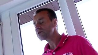 Black Floozy From France Double Permeated at Pool