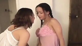 2 Lesbo Honeys From France Playing with Toy