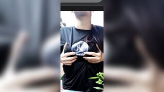 Hot Hotty Streams and Touches Herself for Fans