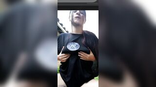 Hot Hotty Streams and Touches Herself for Fans