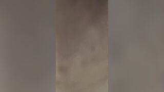 POV beautiful Latin chick with large breasts real homemade