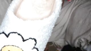 Slipper Dangle Tease & Thick Calves Worship with Kepi Carter See Me Slip 'em off