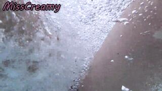 Flashing My Vagina in Front of a Student in Swimming Pool and Helps Me Masturbate - It's Very Risky with People Near