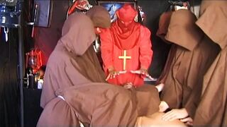 Golden-haired German Cougar Gets Dominated and Railed in S&M