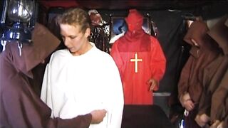 Golden-haired German Cougar Gets Dominated and Railed in S&M