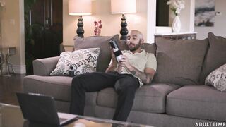 Adult Time - Hawt Hottie Alex Coal Surprises BF Mid-handy Masturbation & Turns It Into Energetic Screw