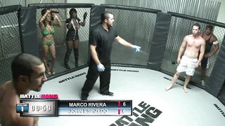 Black honey enjoys gratifying man's rod in the ring