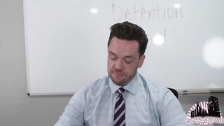 Bad cutie gets punished by sexy teacher