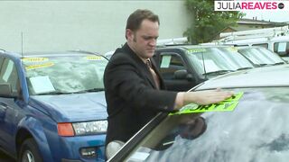 Lustful gal sucks a biggest shlong in the sofa to a throat spunk flow