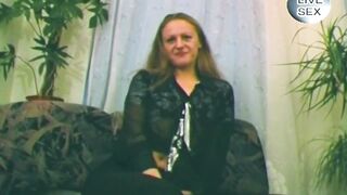 Blond Floozy Stretches Vagina Wide with Giant Bottle Insertion