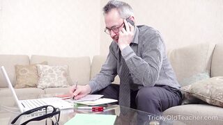 Inactive Gal Gets a Hard Double Bang Lesson