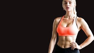 BEASTLY BANGED GLAMOROUS GYM CUTIE (AI GENERATED) NOT A REAL PERSON